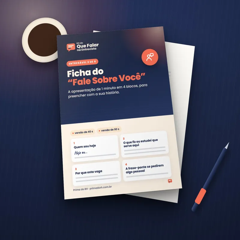 Mockup Ficha do “Fale Sobre Você”